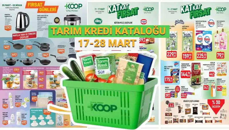 Tarım Kredi Kooperatif Marketleri’nde Mart Ayının İndirimli Ürünleriyle Tasarruf Zamanı!